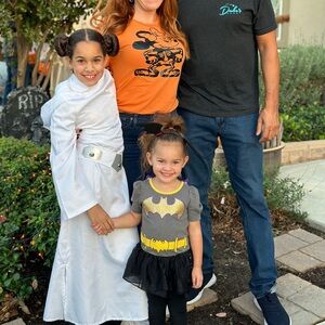 Girls Princess Leia costume. 10-12 NWT